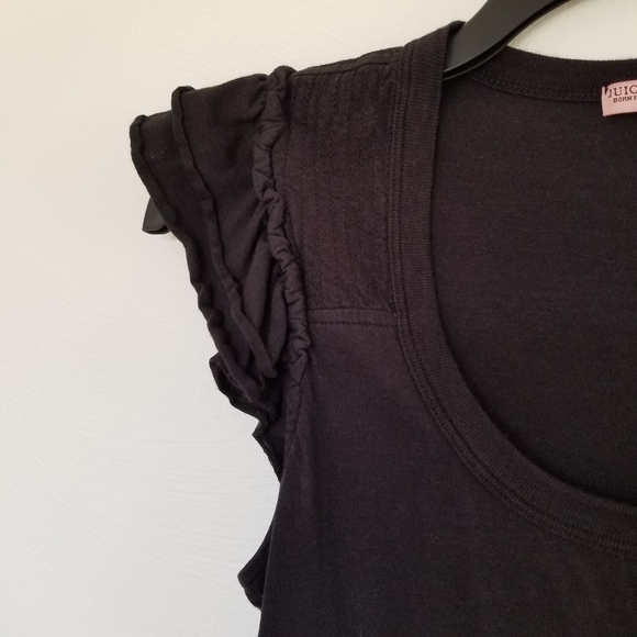 Juicy Couture Ruffled Short Sleeve Top - Picture 6 of 9